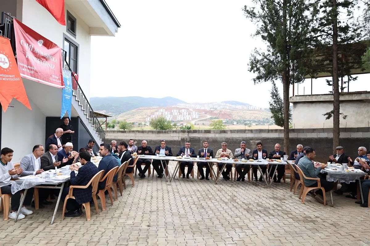 Yeşilyurt Mahallesi Ziyaret Camii açılış töreni
