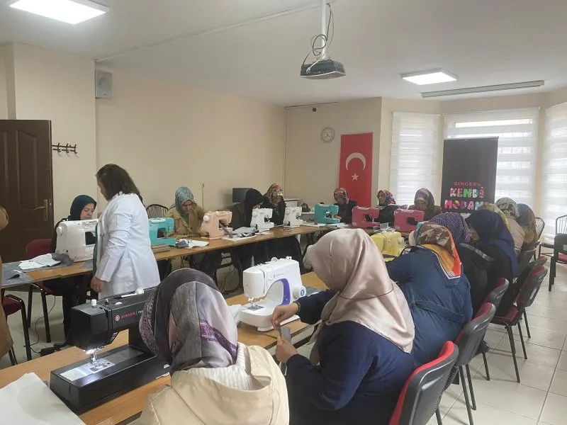 Malatya Büyükşehir Belediyesinden kadınlara yönelik dikiş atölyesi