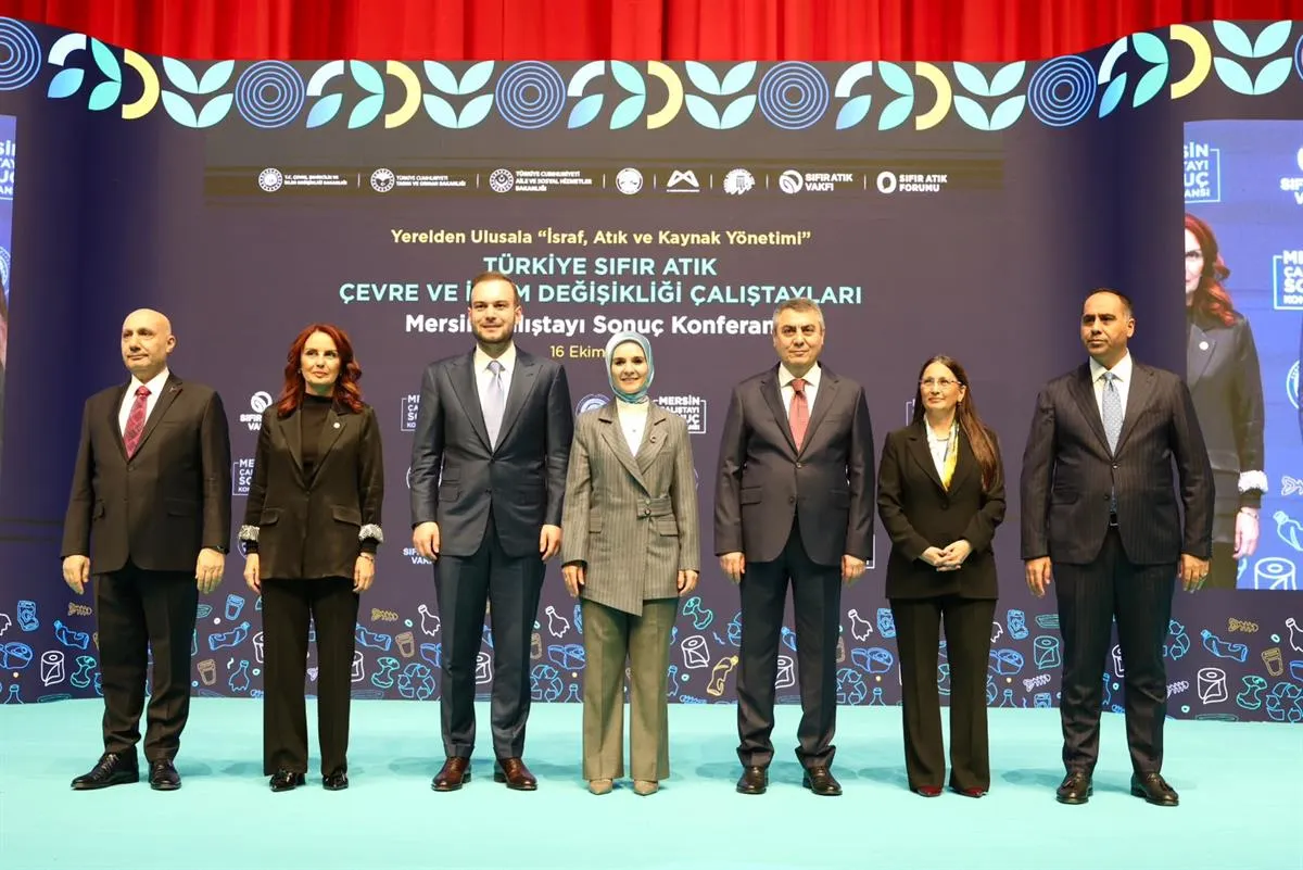 Türkiye Sıfır Atık, çevre ve iklim Değişikliği Mersin çalıştayı sonuç konferansı düzenlendi