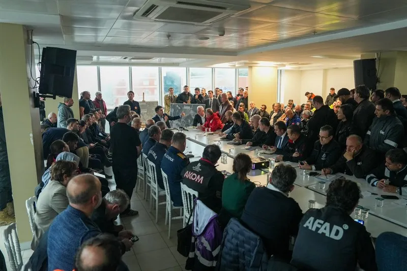 Sarıyer Ayazağa’da düzenlenen afet koordinasyon toplantısı