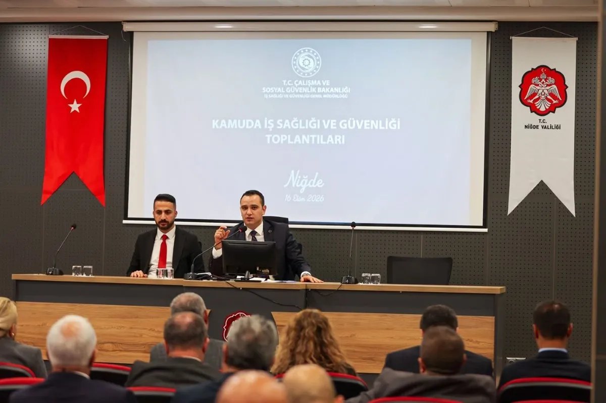 Niğde’de “Kamuda İş Sağlığı ve Güvenliği Toplantısı” yapıldı