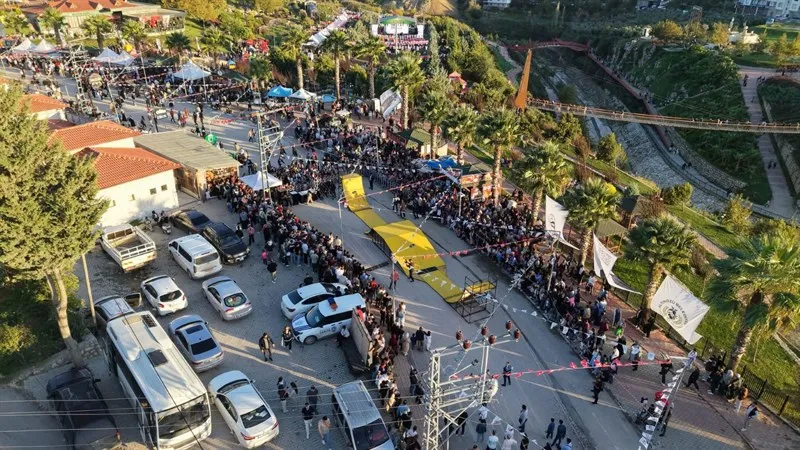 Bisikletler havalandı, heyecan zirveye ulaştı
