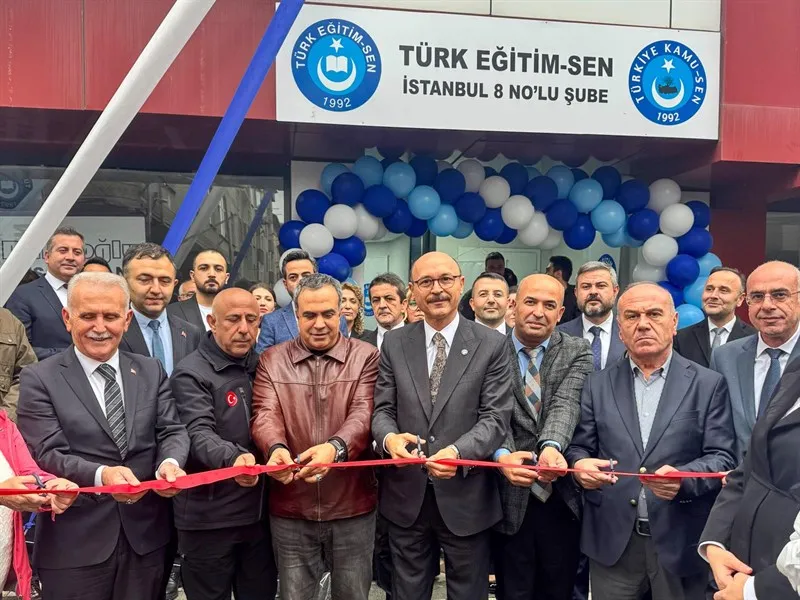 Türk Eğitim-Sen İstanbul 8 No’lu şube yeni hizmet binası açılışı