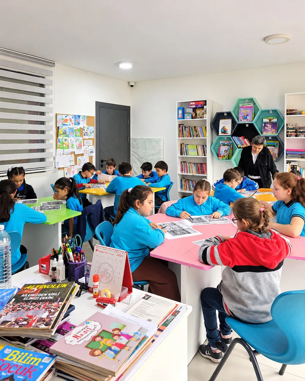 Canik'te kitaplar çocuklarla, çocuklar bilgiyle buluşuyor