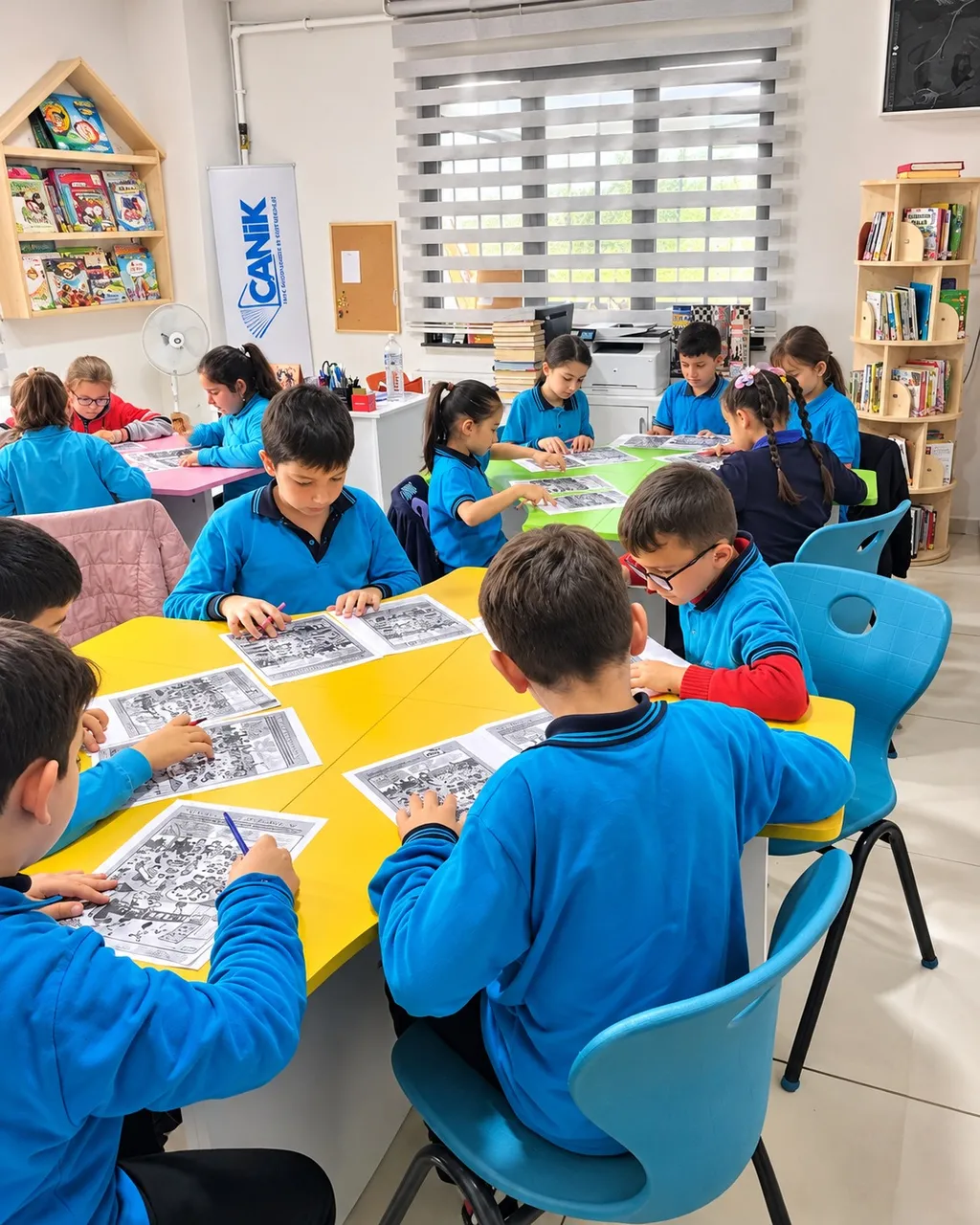 Canik'te kitaplar çocuklarla, çocuklar bilgiyle buluşuyor