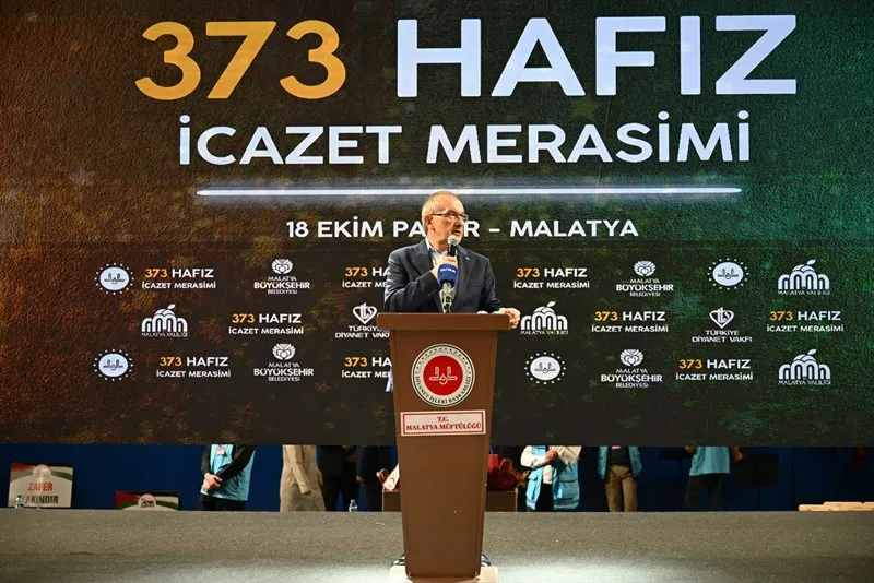 Vali Yavuz, Hafızlık İcazet merasimine katıldı