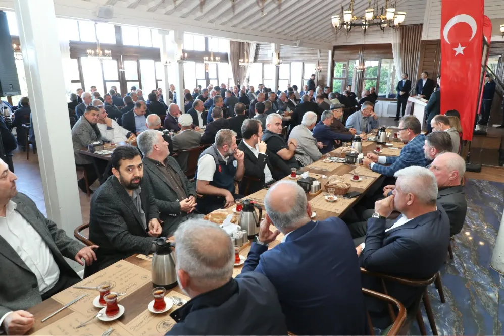 Vali Erol, Fatsa ilçesindeki muhtarlarla kahvaltı programında bir araya geldi