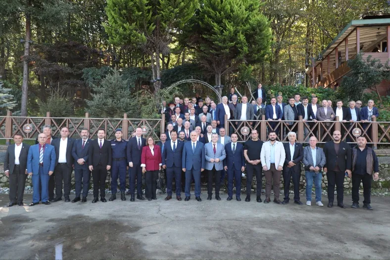 Vali Erol, Fatsa ilçesindeki muhtarlarla kahvaltı programında bir araya geldi