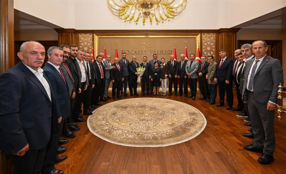 Muhtarlar Günü münasebetiyle muhtarlar, Vali Aktaş’ı ziyaret etti