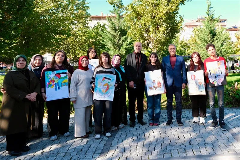 Çocukların Kaleminden Filistinli çocuklara destek