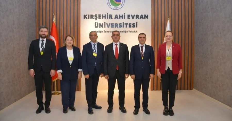 Kırşehir Ahi Evran Üniversitesinin KalDer EFQM Modeli tanıma ve ödül programı saha ziyareti tamamlandı