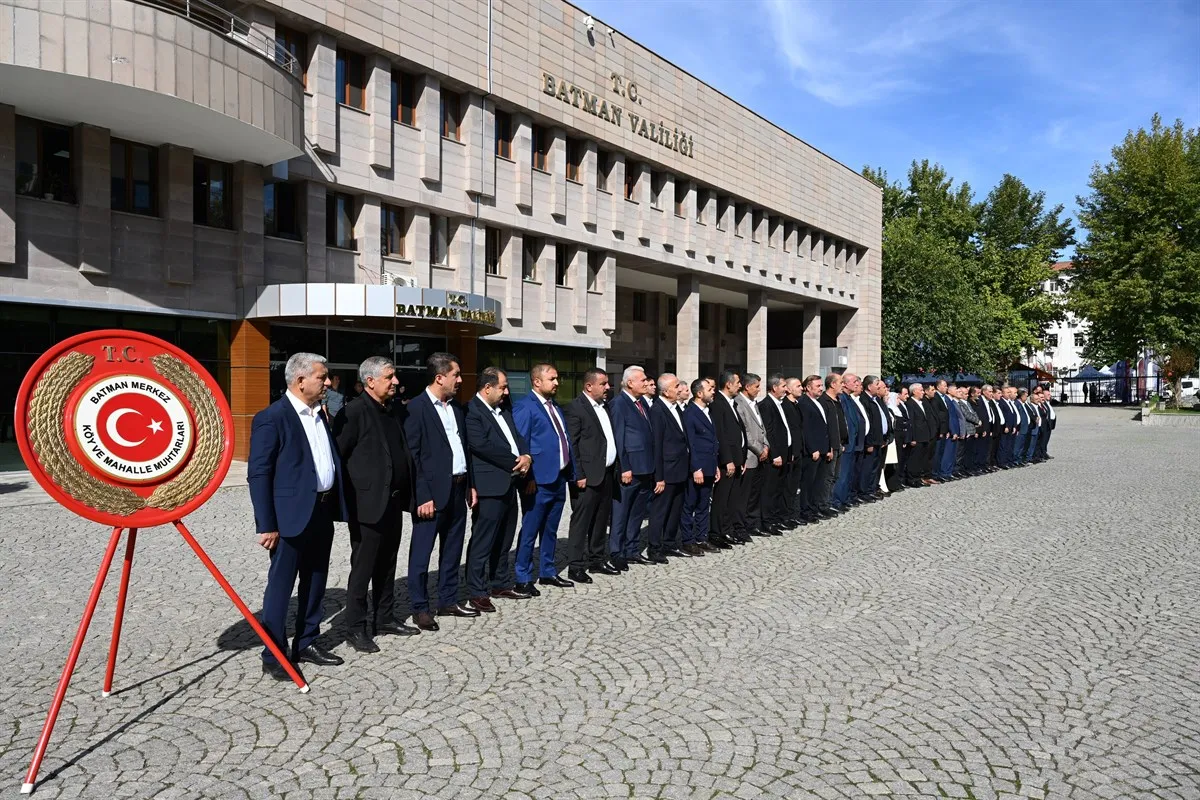 Batman’da 19 Ekim Muhtarlar Günü coşkuyla kutlandı