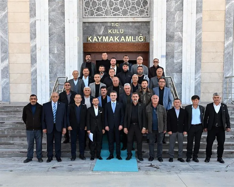 Kulu Kaymakamı muhtarlarla bir araya geldi