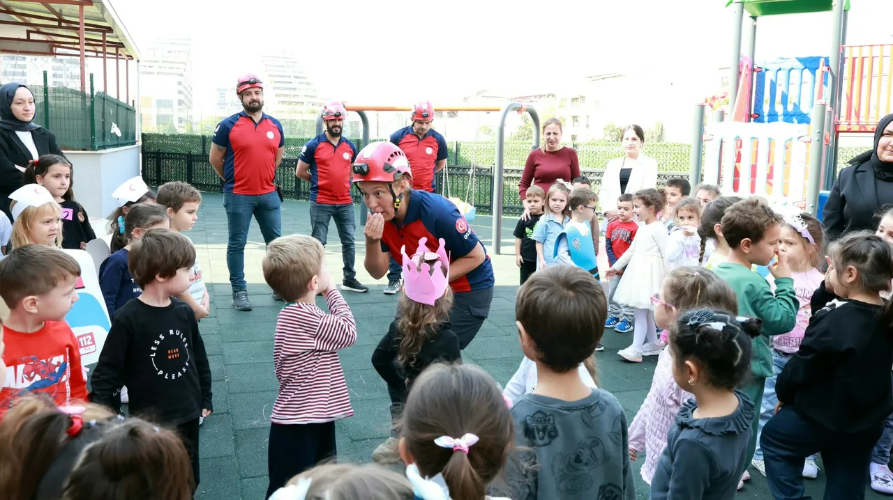 Osmangazi’de kreş öğrencileri afetlere karşı bilinçlendirildi