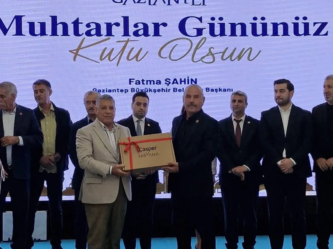 Oğuzeli Belediyesi, muhtarlar Günü’nde muhtarlarla bir araya geldi