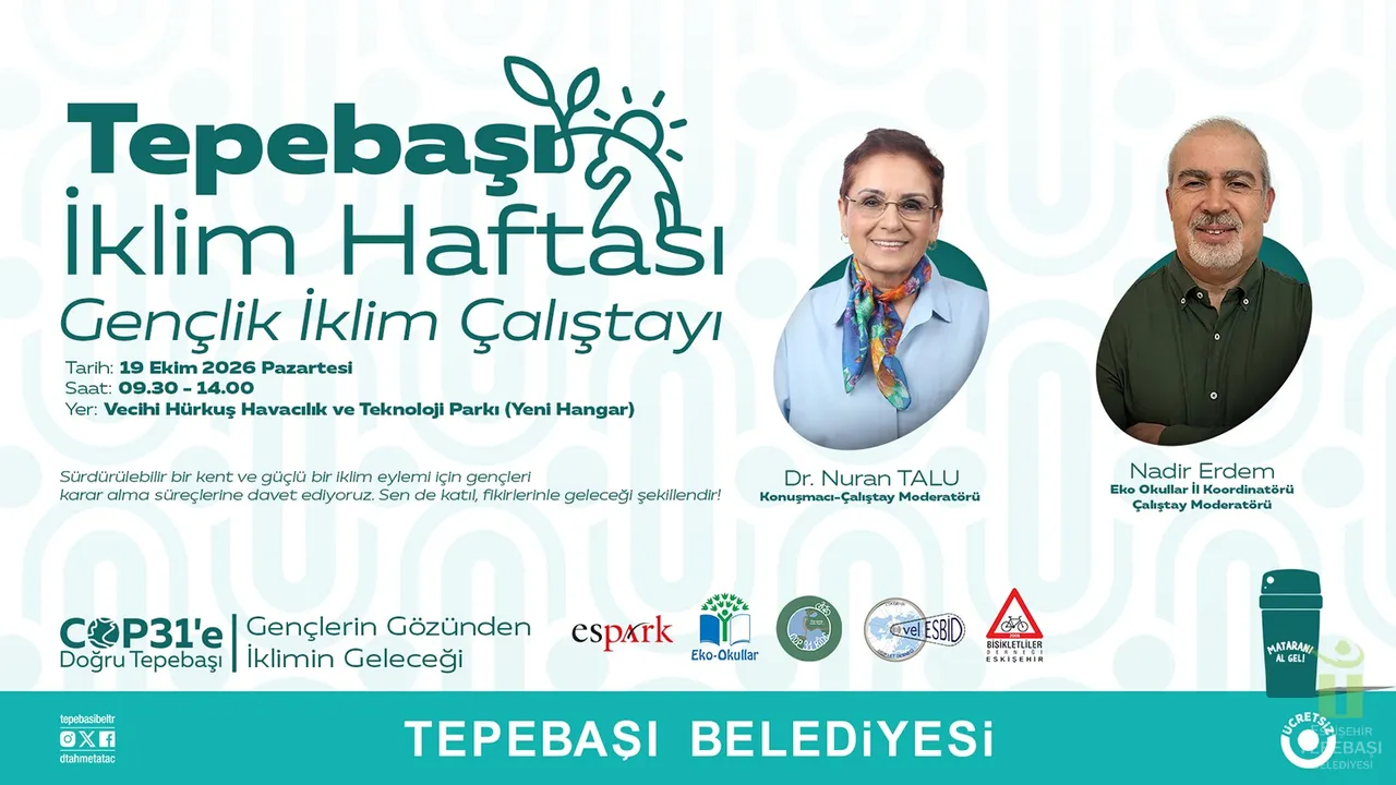 Gençler iklimin geleceği için Tepebaşı’nda buluşuyor