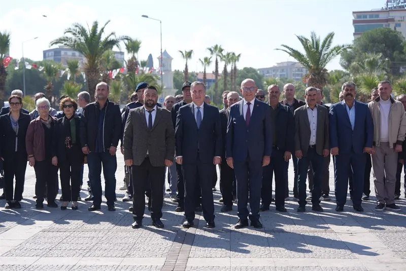 Turgutlu'da 19 Ekim Muhtarlar Günü törenle kutlandı