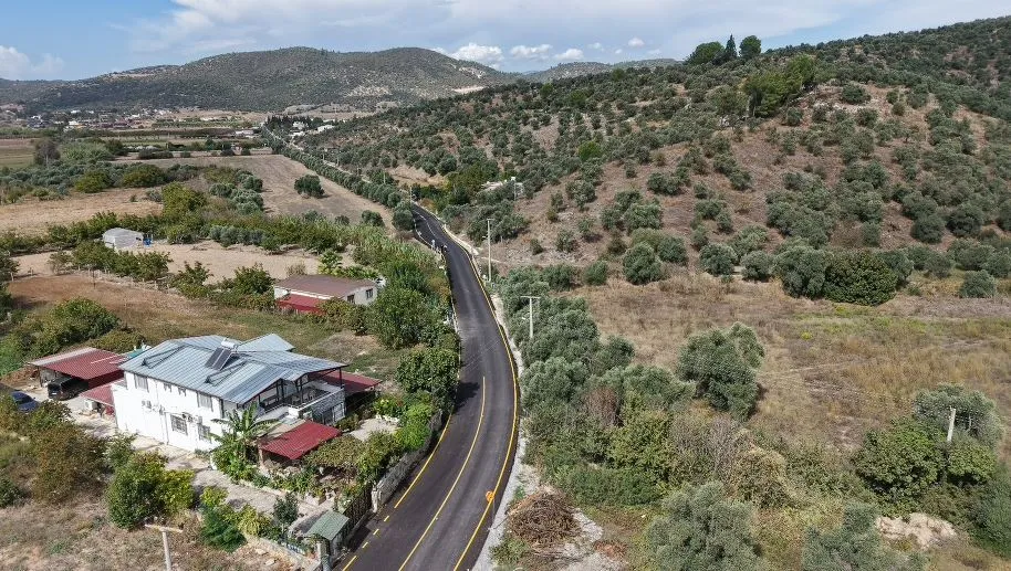 Milas’ta 5,8 kilometrelik yol çalışması tamamlandı