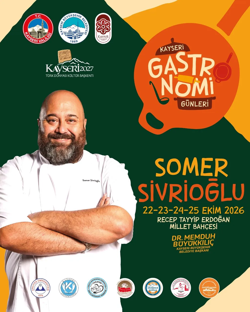Kayseri gastronomi günleri için geri sayım başladı: 1 ton börek aşı