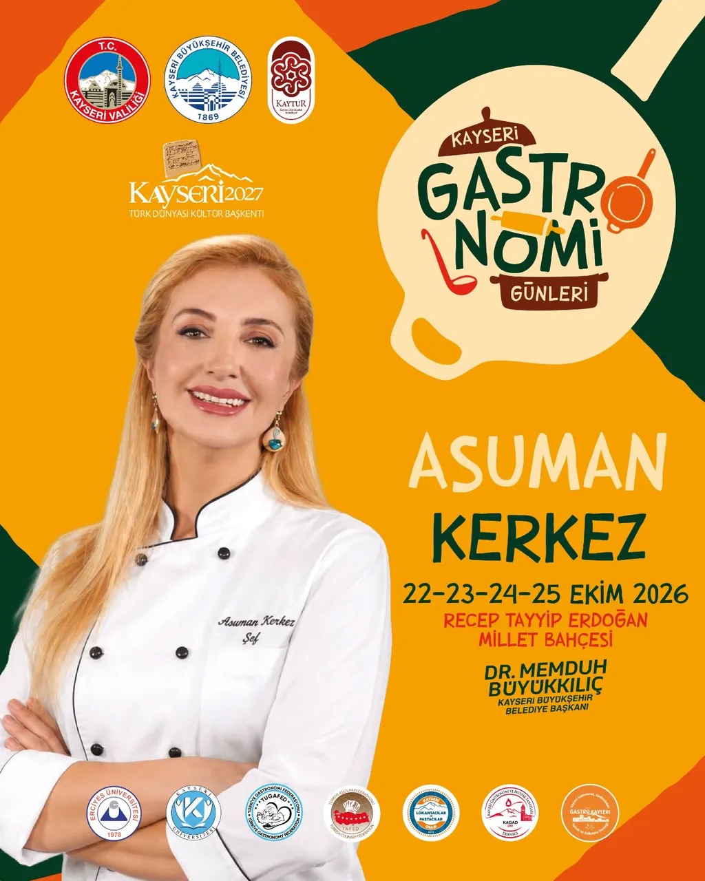 Kayseri gastronomi günleri için geri sayım başladı: 1 ton börek aşı