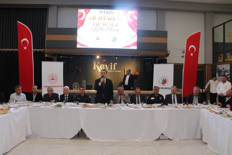 Banaz Kaymakamı, düzenlenen kahvaltı programında köy ve mahalle muhtarlarıyla bir araya geldi