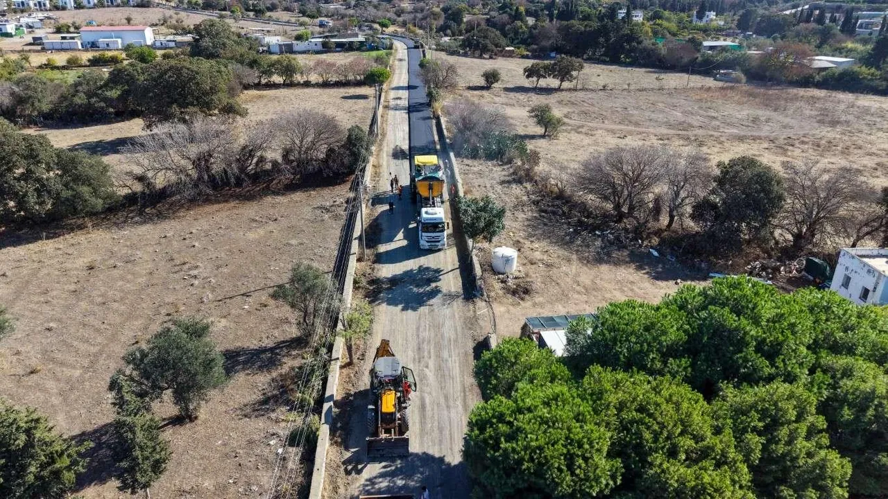 Bodrum’un Beş Mahallesinde üstyapı çalışmaları sürüyor