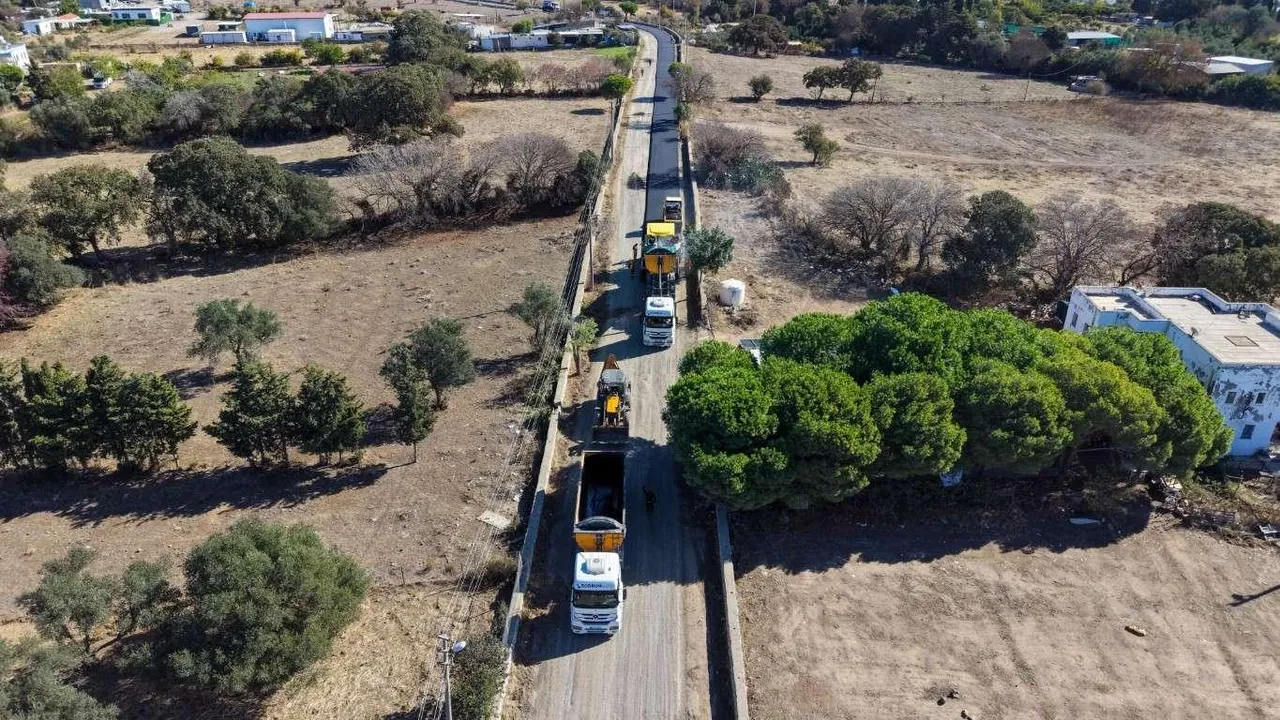 Bodrum’un Beş Mahallesinde üstyapı çalışmaları sürüyor