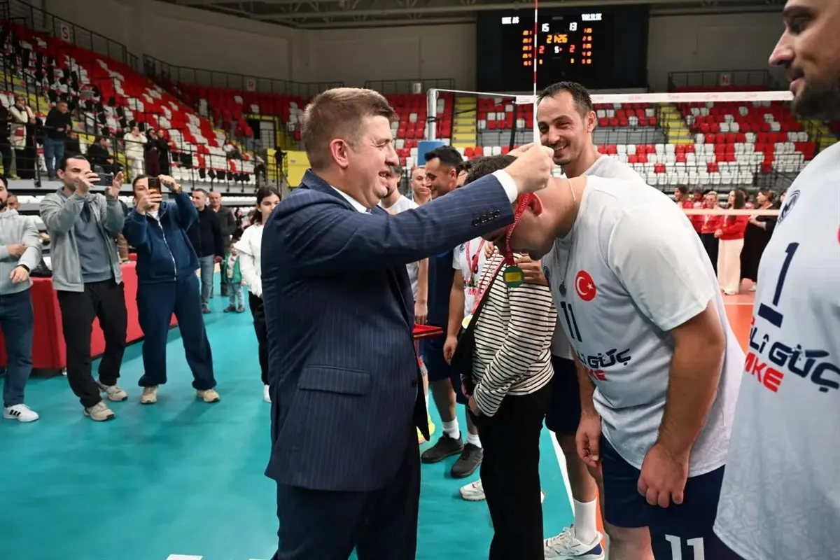 4. Kamu Spor Oyunları final müsabakası heyecanı