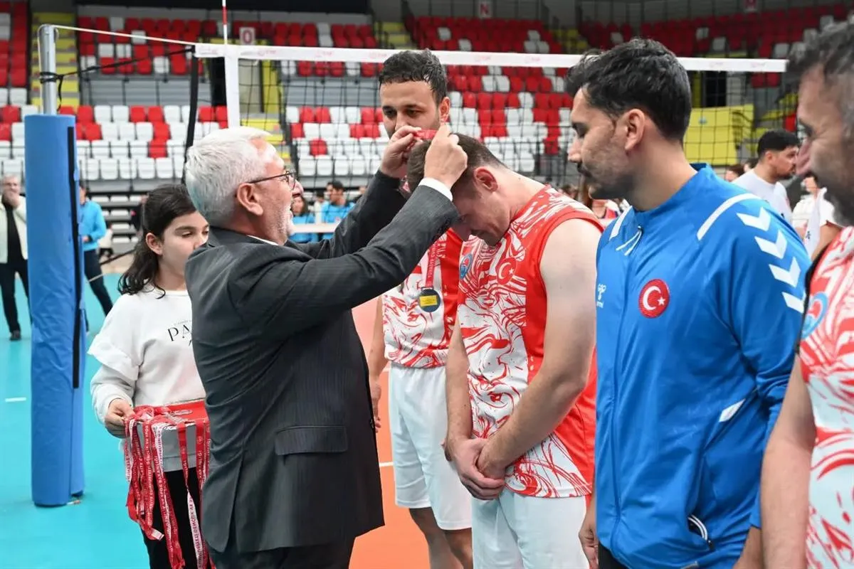 4. Kamu Spor Oyunları final müsabakası heyecanı