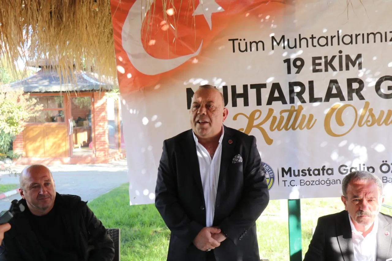 Bozdoğan’da Muhtarlar Günü dolayısıyla muhtarlarla kahvaltıda buluştu