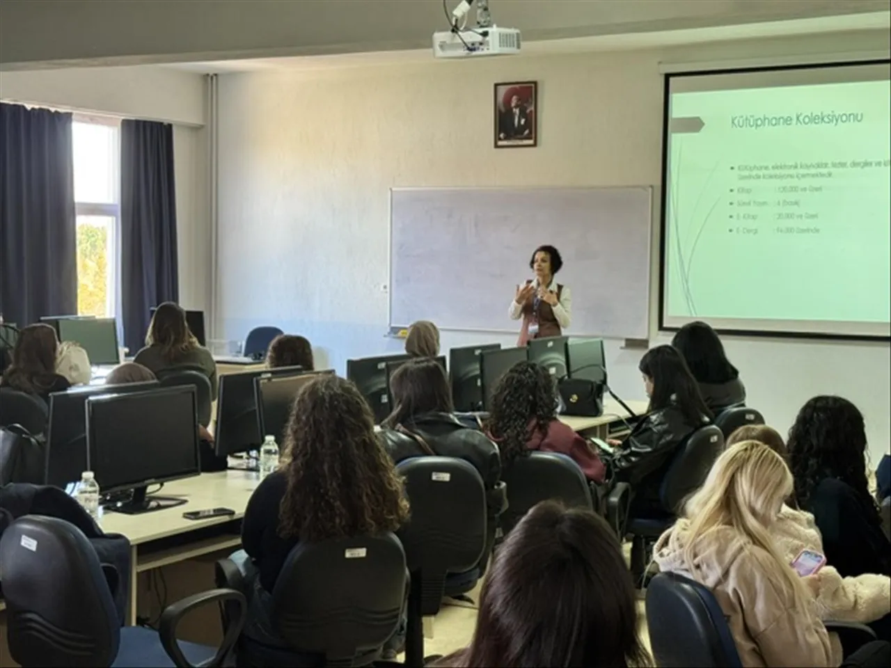 Bekilli MYO’da “Kütüphaneyi Keşfet” eğitimi verildi