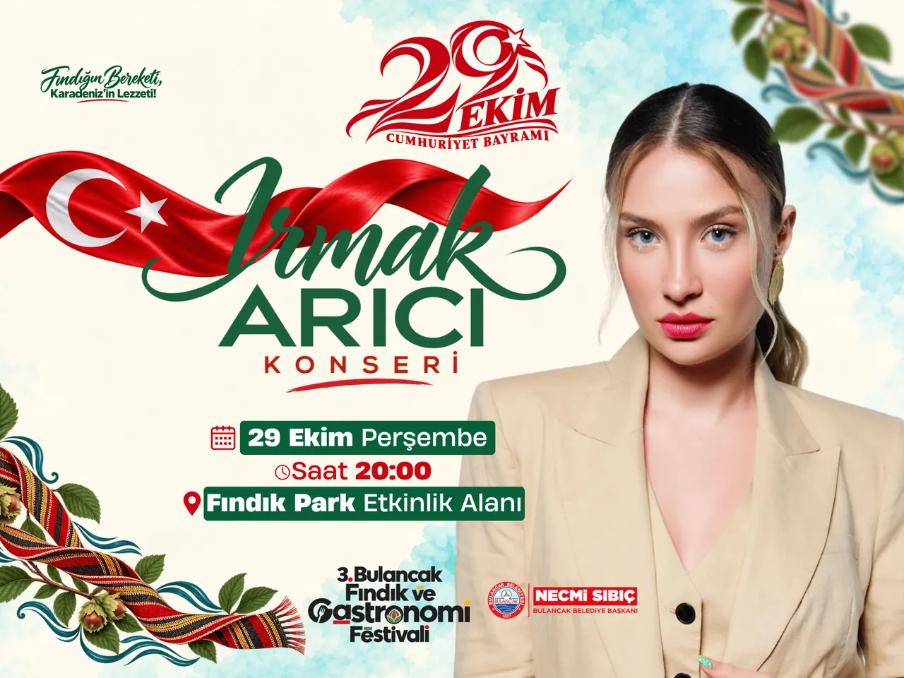 Bulancak’ta Cumhuriyet Coşkusu Fındık ve Gastronomi Festivali ile taçlanacak