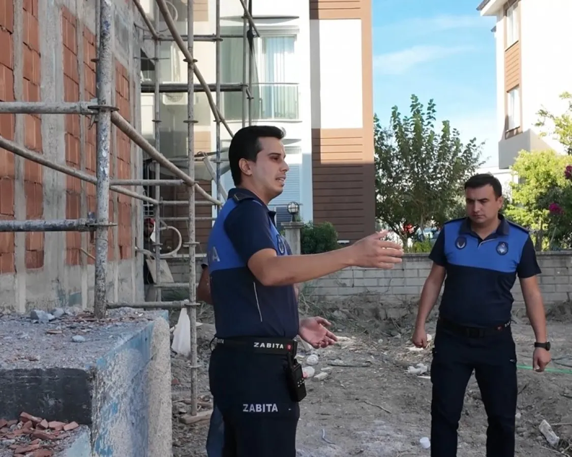 Dalaman Belediyesi’nden inşaat alanlarına zabıta denetimi