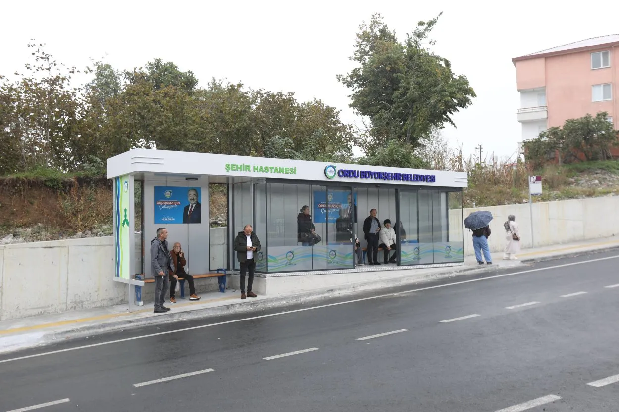 Ordu Şehir Hastanesi’ne modern durak konforu