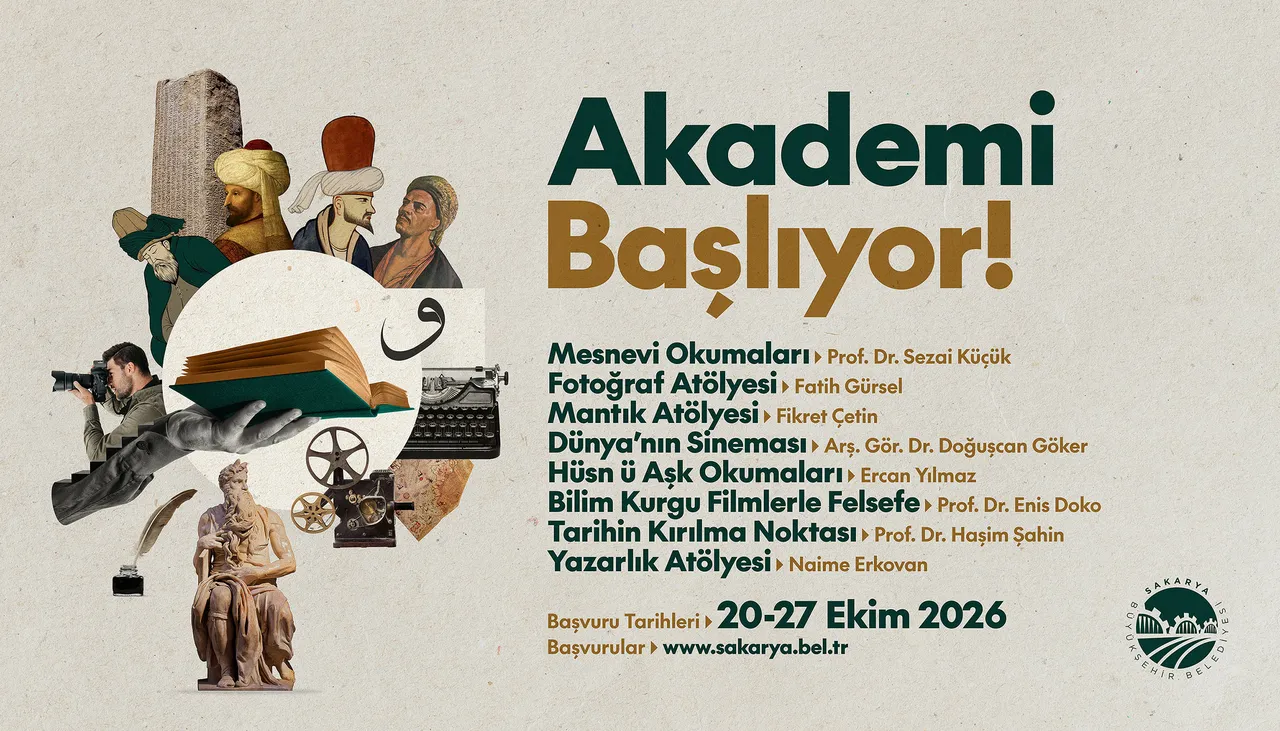Büyükşehir Akademi’de yeni dönem başlıyor: 8 farklı atölye katılımcılarını bekliyor