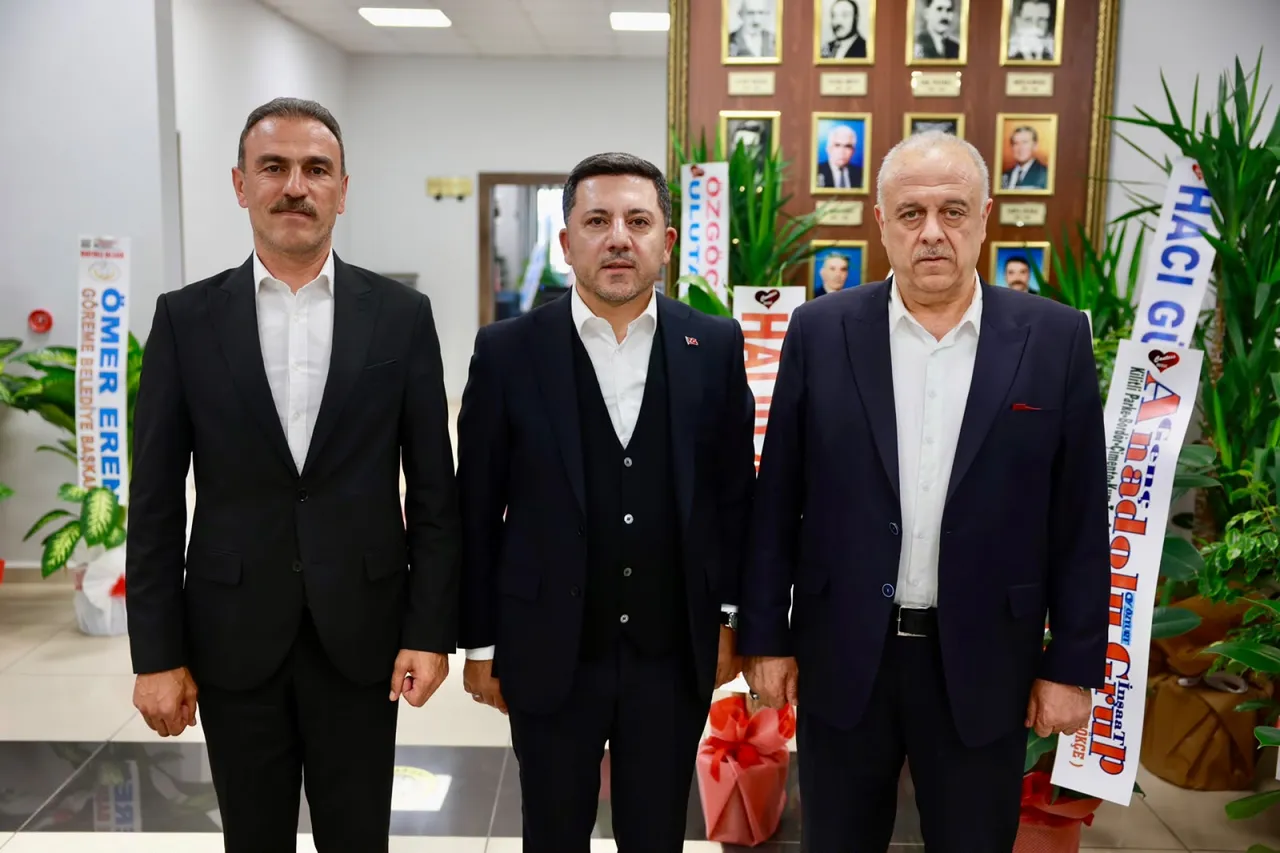 Belediye Başkanı Arı, NTSO Başkanı Öbekli’ye hayırlı olsun ziyaretinde bulundu