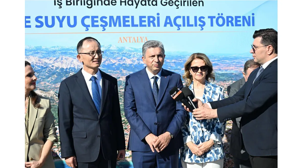 Antalya’da 20 yeni içme suyu istasyonu hizmete açıldı