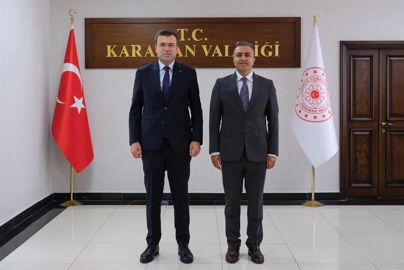 Niğde Valisi Akmeşe, Vali Çiçek'i ziyaret etti