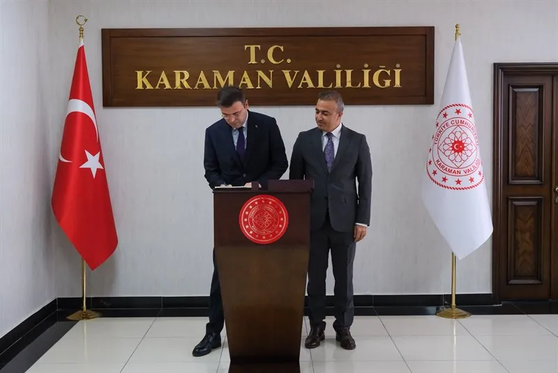 Niğde Valisi Akmeşe, Vali Çiçek'i ziyaret etti