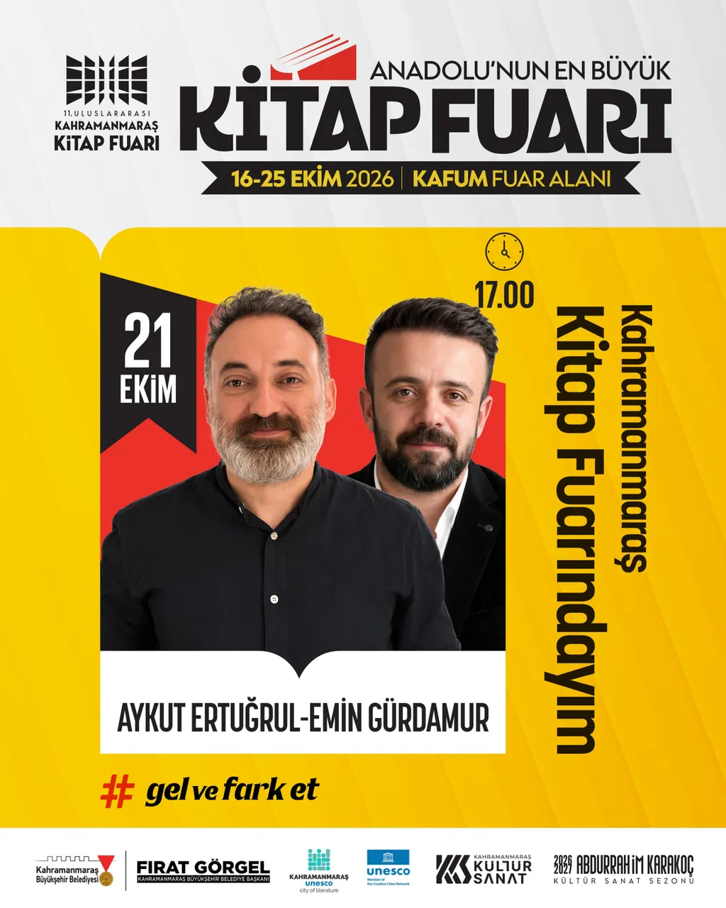 Türkiye’nin güçlü kalemleri KAFUM’da sevenleriyle buluşacak