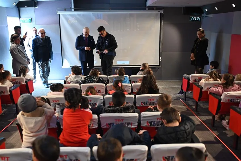 Gönen’de Çocuklar TRT sinema etkinliğiyle buluştu