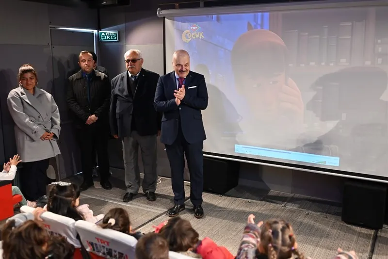 Gönen’de Çocuklar TRT sinema etkinliğiyle buluştu
