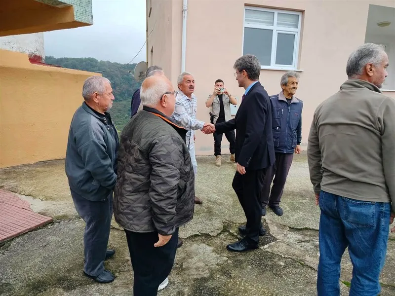 Görele Kaymakamı, Türkelli, Aralıkoz, Çatak, Eserli, Yalıköy ve seferli köylerini ziyaret etti
