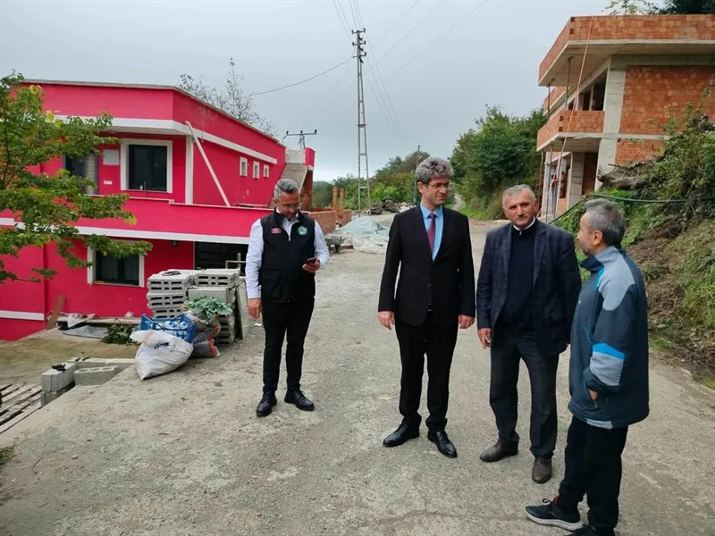 Görele Kaymakamı, Türkelli, Aralıkoz, Çatak, Eserli, Yalıköy ve seferli köylerini ziyaret etti