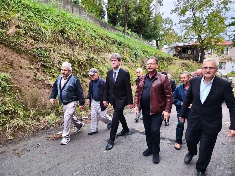 Görele Kaymakamı, Türkelli, Aralıkoz, Çatak, Eserli, Yalıköy ve seferli köylerini ziyaret etti