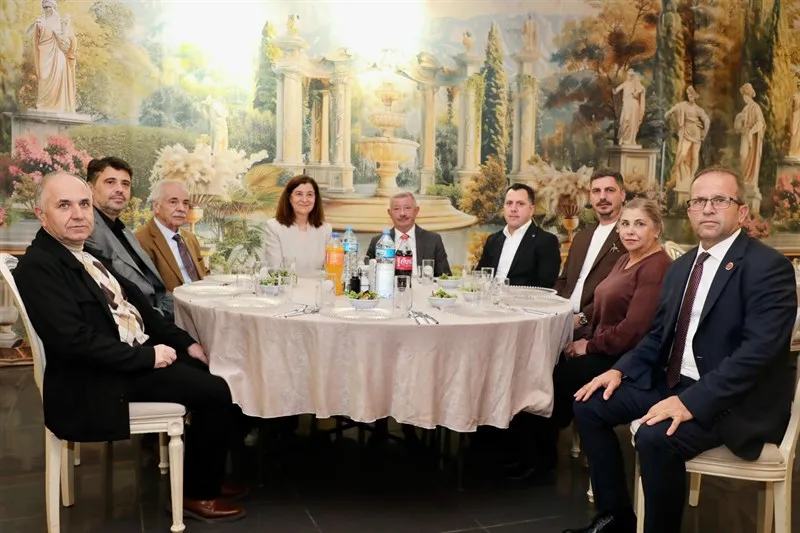 Keşan Kaymakamı Aziz Mercan Muhtarlar Onuruna düzenlenen yemek programına katıldı