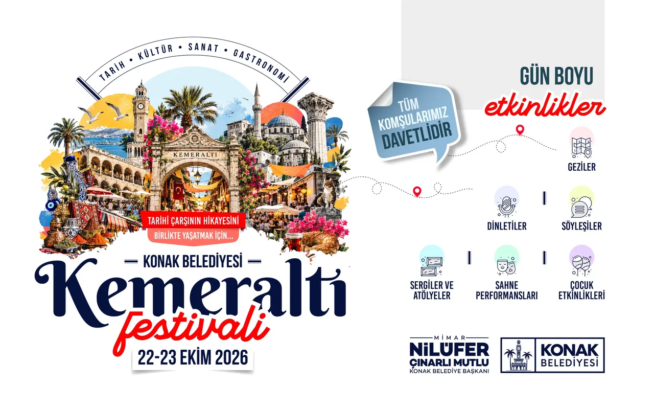 Kemeraltı’nda festival heyecanı başlıyor: Başkan Mutlu’dan İzmirlilere davet
