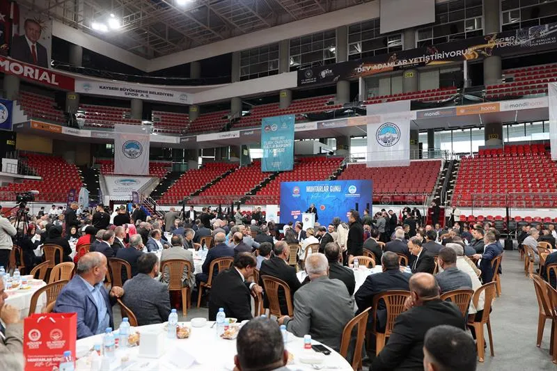 Talas Kaymakamı Memiş 19 Ekim Muhtarlar Günü programına katıldı