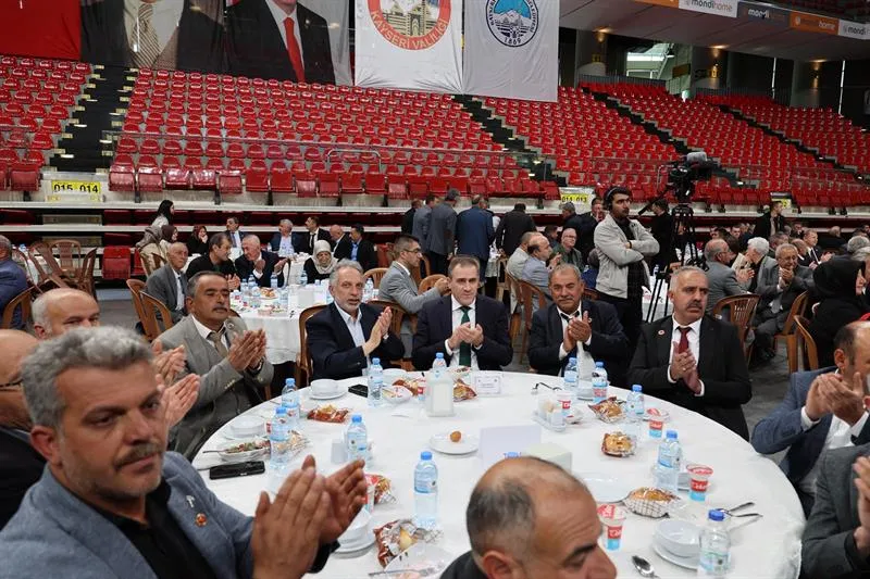Talas Kaymakamı Memiş 19 Ekim Muhtarlar Günü programına katıldı