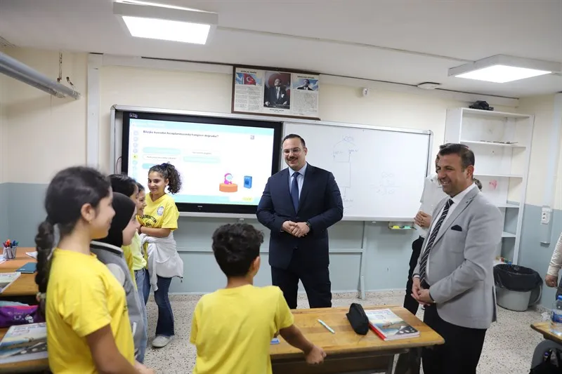 Kaymakam Şahin Akşemsettin İmam hatip ortaokulunda öğrencilerle buluştu